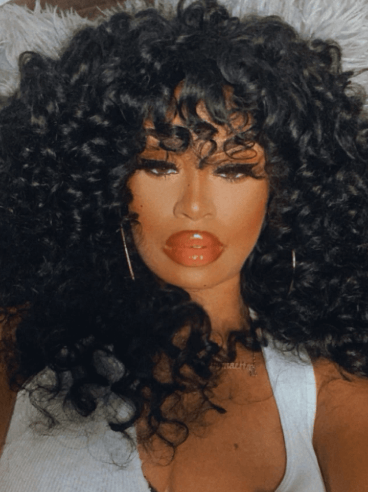 Dorsanee 250 300 Density Bouncy Loose Curls 13x4 HD Lace Front Virgin Human Hair Wigs
