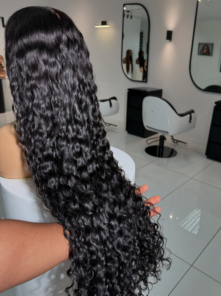 Dorsanee 250 300 Density Burmese Curly 13x4 HDLace Front Virgin Human Hair Wigs