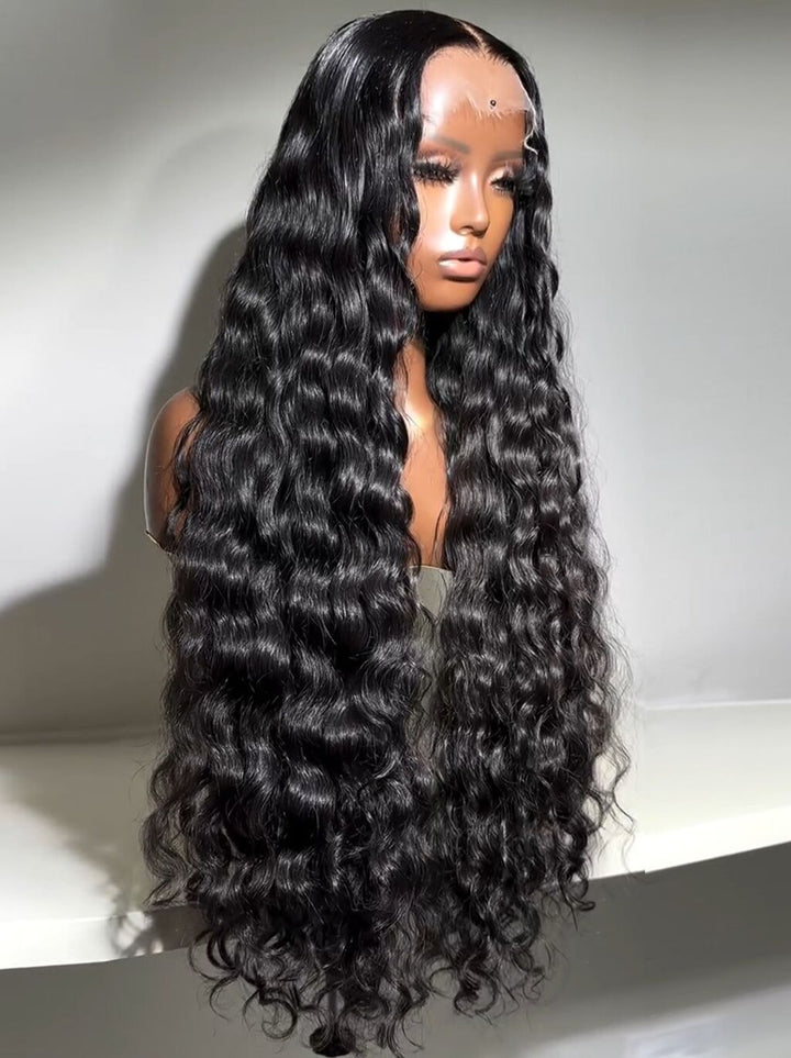 Dorsanee 250 300 Density Natural Loose Water Wave 13x4 Lace Front Human Hair Wigs