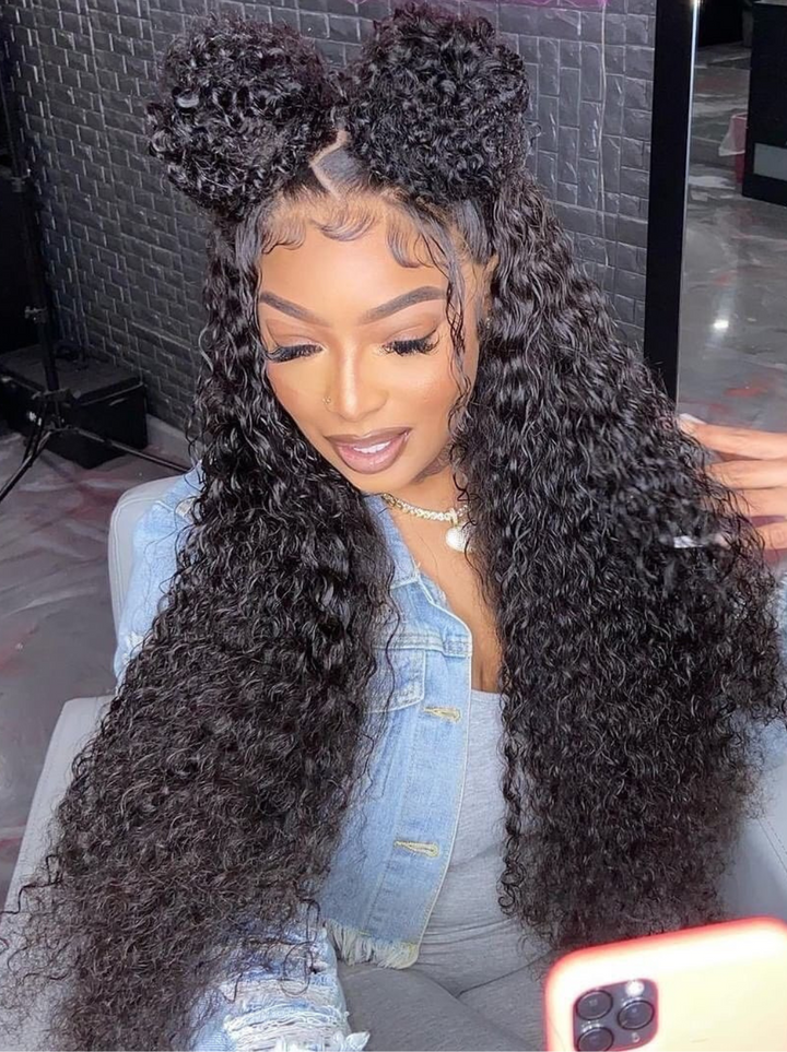 Dorsanee 250 Density 360 Full Lace Frontal Wet and Wavy Human Hair Weave Wigs