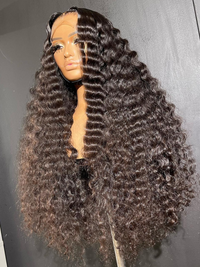 Dorsanee 30 Inch = $199 | 13x4 Water Wave HD Lace Frontal Human Hair Wigs Natural Color