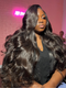 Dorsanee 30 32 inch Full 300% Density 13x4 HD Lace Front Straight Wave Curls Human Hair Wigs