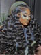 Dorsanee 30 32 inch Full 300% Density 13x4 HD Lace Front Straight Wave Curls Human Hair Wigs