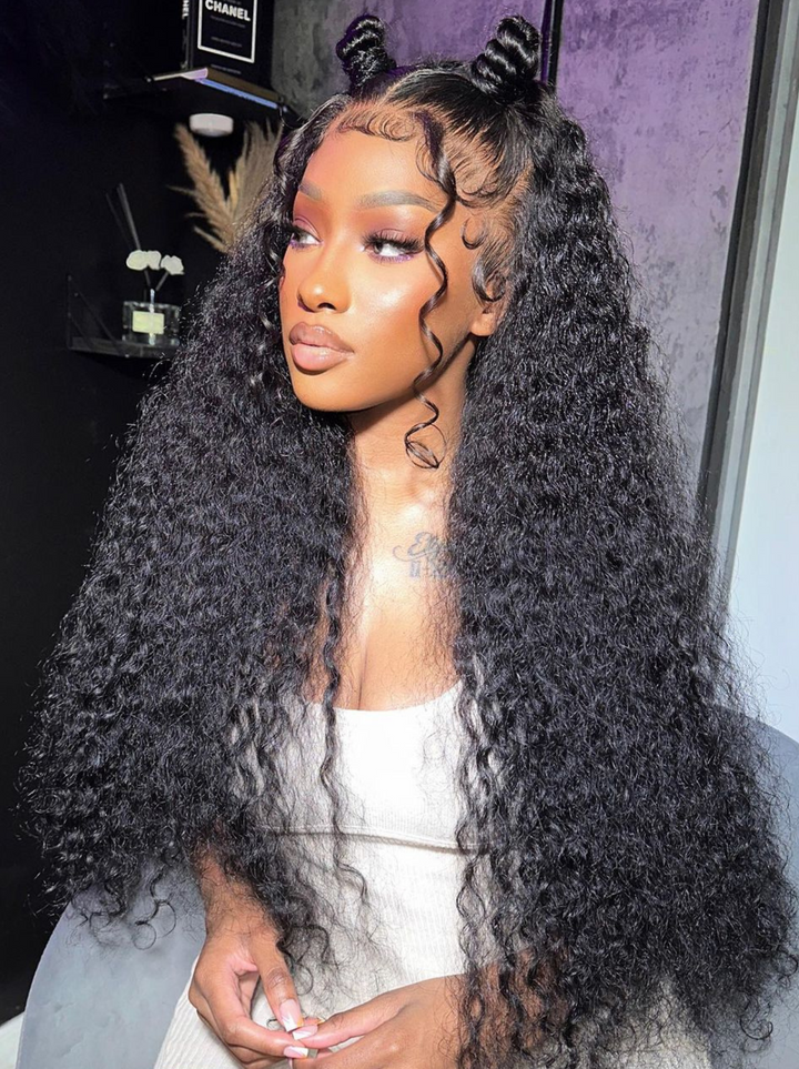 Dorsanee 360 Full Lace Frontal 250 Density Water Wave Wet and Wavy Lace Front Wigs with Baby Hair