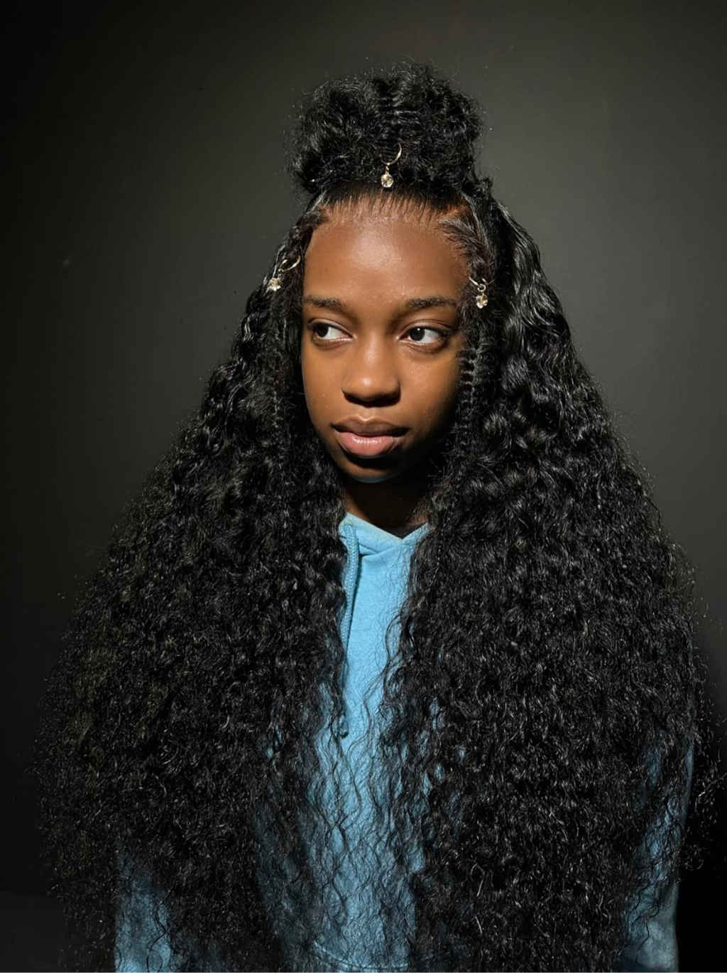 Dorsanee 360 Ventilated Full Lace Frontal Ocean Water Wave Human Hair Wigs