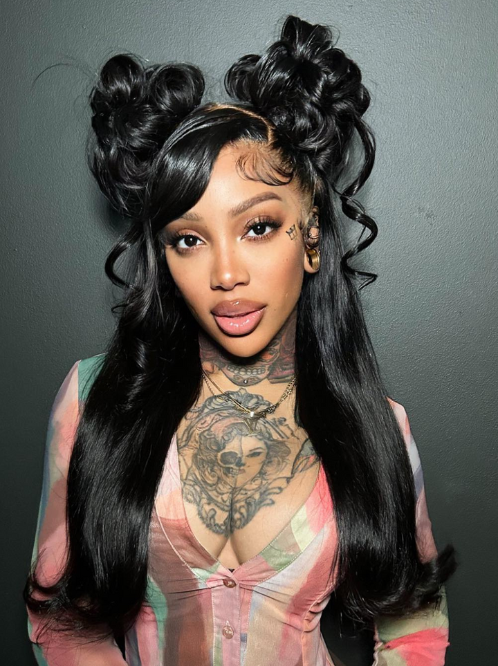 Dorsanee 360 Ventilated Lace Frontal Straight Weave Human Hair Wigs 250 Density
