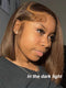 Dorsanee #4 Chorolate Brown Straight Short Bob Wig 4x4 13x4 Lace Front Human Hair Wigs 180% Density