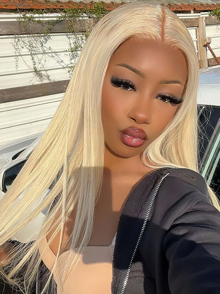 Dorsanee #613 Blonde 13x4 HD Lace Front Wig Straight Lace Frontal Human Hair Wig