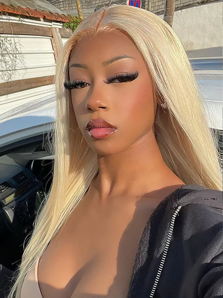 Dorsanee #613 Blonde 13x4 HD Lace Front Wig Straight Lace Frontal Human Hair Wigs