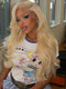 Dorsanee 613 Blonde Body Wave 13x4 Lace Front Virgin Human Hair Wigs 200 Density