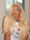 Dorsanee 613 Blonde Body Wave 13x4 Lace Front Virgin Human Hair Wigs 200 Density