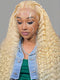 Dorsanee 613 Blonde Jerry Curly 13x4 HD Lace Front Wig Human Hair Wigs 200% Density