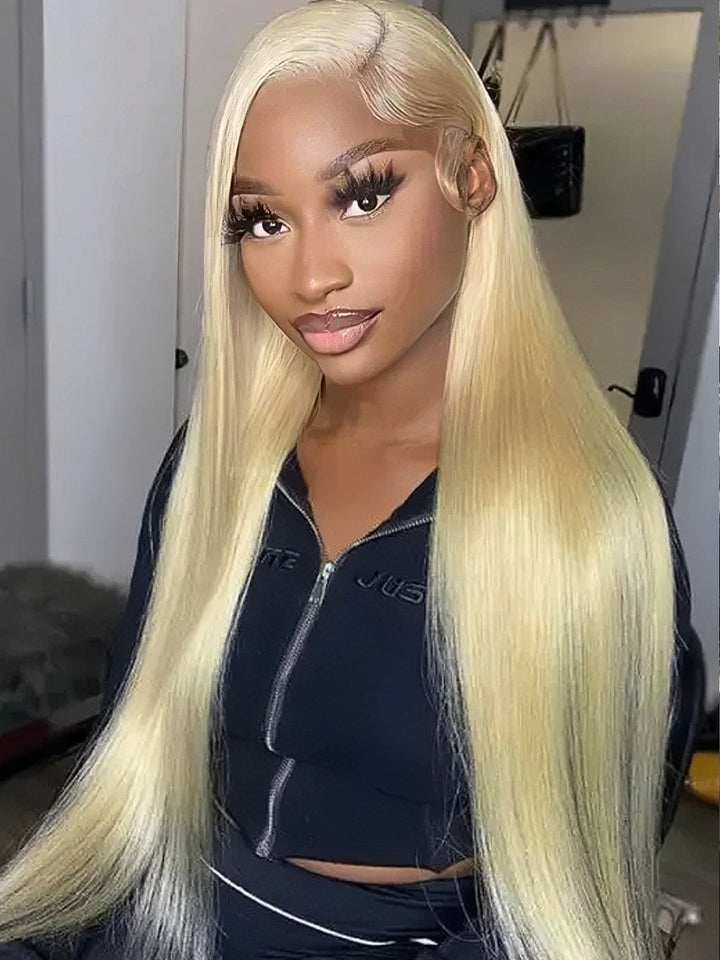 Dorsanee #613 Honey Blonde 13x4 HD Lace Front Wig Straight Lace Frontal Human Hair Wig Brazilian Hair For Women