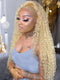 Dorsanee 613 Honey Blonde Jerry Curly 13x4 HD Lace Front Wig Human Hair Wigs 200% Density Full Ends