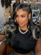Dorsanee Balayage Black Blonde Streaks 13x4 Lace Front Virgin Human Hair Wigs