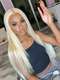 Dorsanee Blonde 613 Straight Wig 13x4 Lace Front Human Hair Wigs