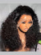 Dorsanee Bouncy Crimped Loose Curls 250 300 Density 13x4 Lace Front Human Hair Wigs