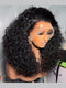 Dorsanee Bouncy Crimped Loose Curls 250 300 Density 13x4 Lace Front Human Hair Wigs