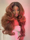 Dorsanee Brown Curtain Bangs Full Body & Natural Wave 13x4 Lace Front Human Hair Wigs