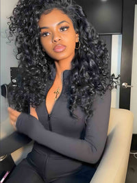 Dorsanee Full Lace Ventilated Part Anywhere Human Hair Wigs Burmese Curly Straight Body Loose Deep Wave Hair Wig
