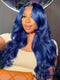 Dorsanee Dark Midnight Blue Colored 13x4 Lace Front Virgin Human Hair Wigs