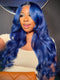 Dorsanee Dark Midnight Blue Colored 13x4 Lace Front Virgin Human Hair Wigs
