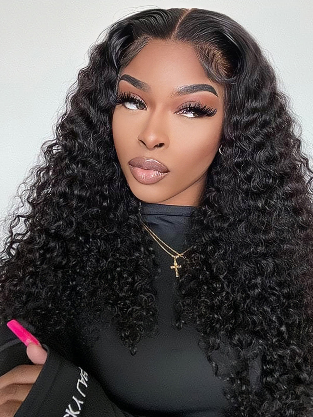 Dorsanee Deep Wave 4x4 Lace Closure Human Hair Wigs 100% Virgin Hair 250% Density