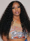 Dorsanee Deep Wave 4x4 Lace Closure Human Hair Wigs 100% Virgin Hair 250% Density Full Ends