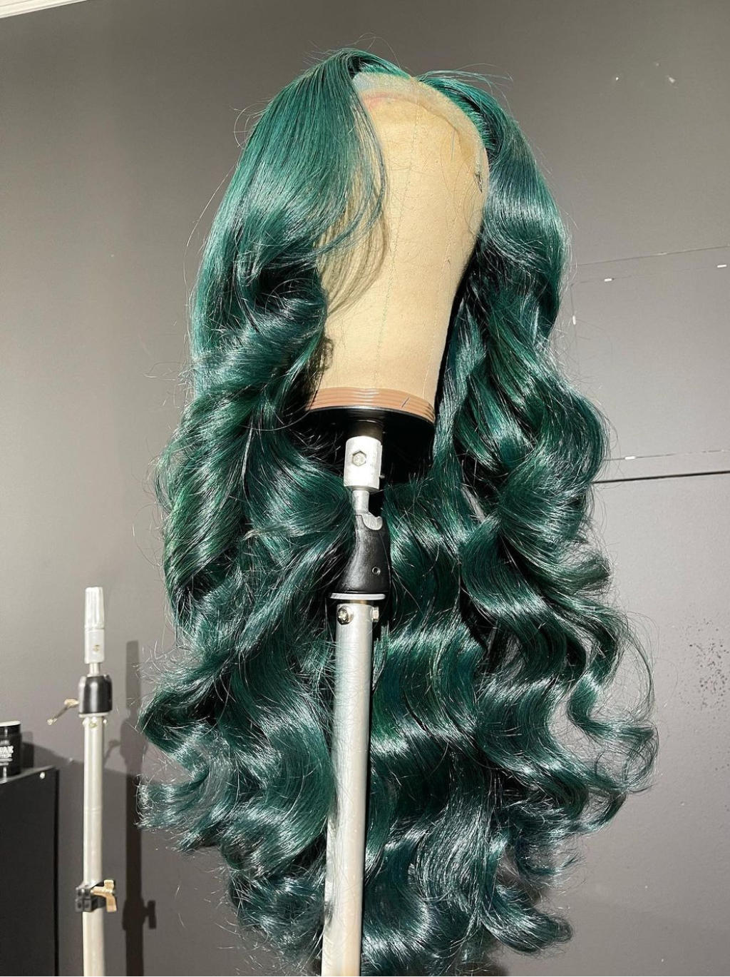 Dorsanee 200 Density Emerald Green 13x4 Lace Front Wave Human Hair Wigs