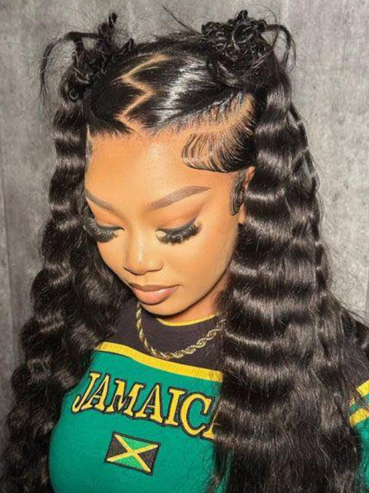 Dorsanee Full Lace Ventilated Part Anywhere Human Hair Wigs Burmese Curly Straight Body Loose Deep Wave Hair Wig
