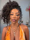 Dorsanee Full Lace Ventilated Part Anywhere Crimped Deep Curly Virgin Human Hair Wigs