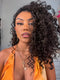 Dorsanee Full Lace Ventilated Part Anywhere Crimped Deep Curly Virgin Human Hair Wigs