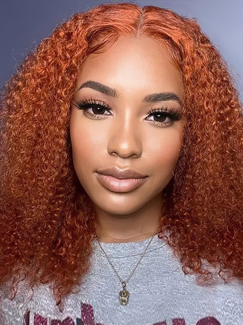 Dorsanee Ginger Orange Jerry Curly Short Bob Wig 4x4 13x4 HD Lace Frontal Human Hair Wigs Wet Look