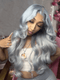 Dorsanee Gray Color Body Wave 13x4 Lace Front Grey Virgin Human Hair Wigs