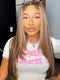 Dorsanee Hair Layered Cut 4/27 Highlights 13x4 Lace Front Wig Straight Human Hair Wigs 100 Human Hair