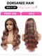 Dorsanee Hair Pink Highlights In Brown Hair Body Wave Lace Wig With Blonde And Pink Highlights