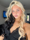 Dorsanee Half Blonde Half Black Skunk Stripe 13x4 Lace Front Human Hair Wig