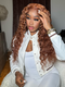 Dorsanee Hair Bye Bye Knots Wig Nadula 13x4 Honey Blonde Deep Wave Curly Hair Wigs Pre Bleached Put on and Go