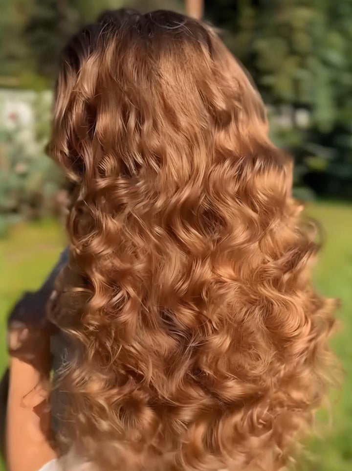 Dorsanee Honey Blonde Loose Body Wave 13x4 Lace Front Human Hair Wigs
