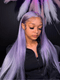 Dorsanee Lavender Purple Bone Straight 13x4 HD Lace Front Virgin Human Hair Wigs