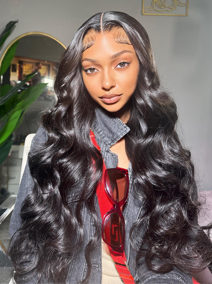 Dorsanee Long Knee Length Wig 42 40 38 36 34 32 30 inch 13x4 Lace Front Body Wave Human Hair Wigs