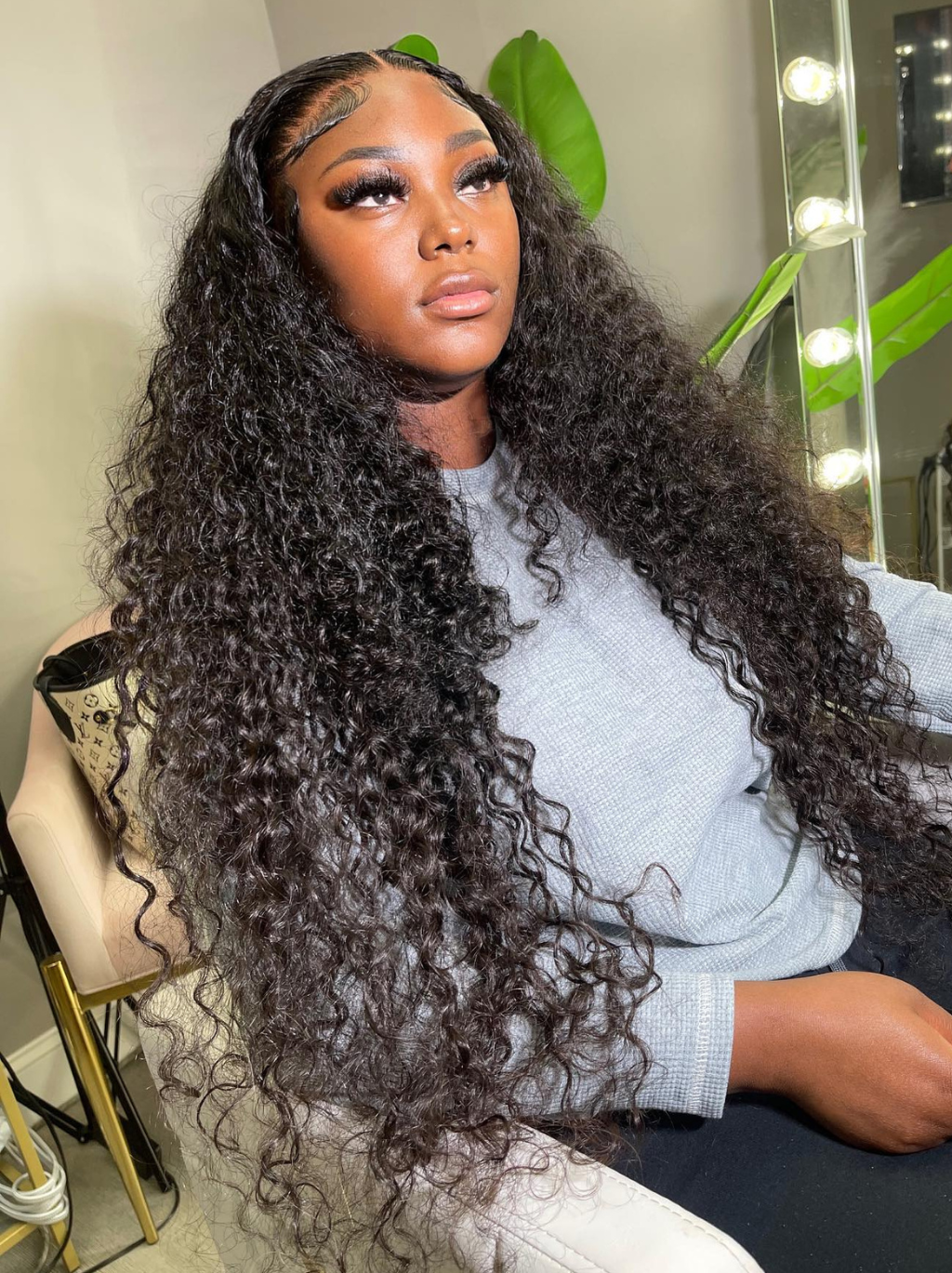 Dorsanee Long Wig 42 40 38 36 34 32 30 inch Knee Length 13x4 Lace Front Wet and Wavy Human Hair Wigs