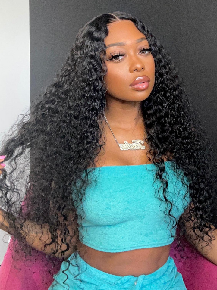 Dorsanee M-Cap 9X6 Lace Closure Full Parting Space Wig Wear Go Glueless Beginner Friendly Water Wave Virgin Human Hair Wigs