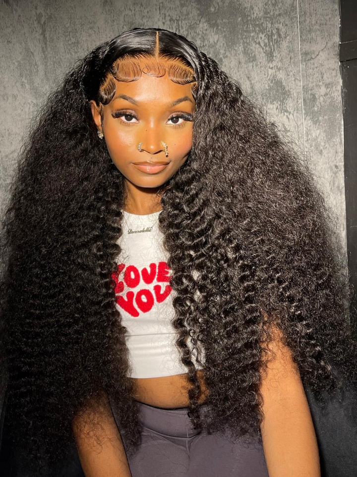 Dorsanee M-Cap PartingMax 9X6 Lace Closure Full Paring Space Wear Go Glueless Deep Wave Human Hair Wigs
