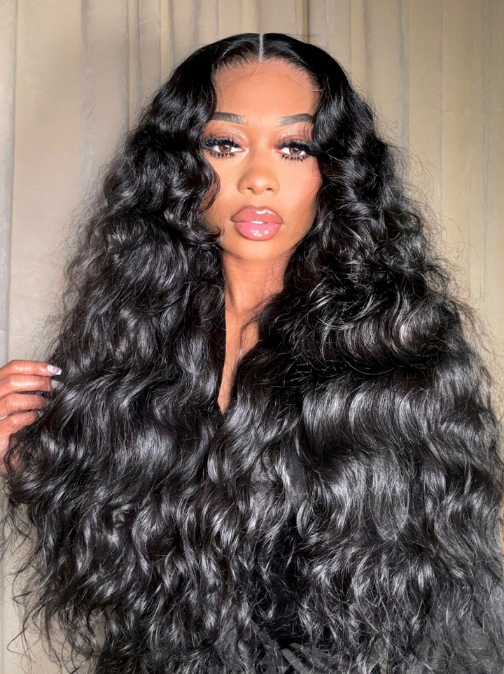 Dorsanee M-Cap PartingMax 9x6 Lace Closure Full Paring Space Wear Go Glueless Loose Body Wave Human Hair Wigs