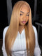 Dorsanee Milk Tea Brown Color Bone Straight 13x4 Lace Frontal Human Hair Wig