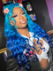 Dorsanee Ombre Blue 13x4 Lace Front Loose Wave Human Hair Wigs
