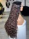 Dorsanee Ombre Brown Dark Roots Burmese Curly 13x4 Lace Front Human Hair Wig 250 300 Density