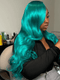Dorsanee Pastel Green Body Wave 13x4 Lace Front Virgin Human Hair Wigs