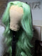 Dorsanee Pastel Ice Mint Green 13x4 Lace Front Human Hair Wigs 200 Density